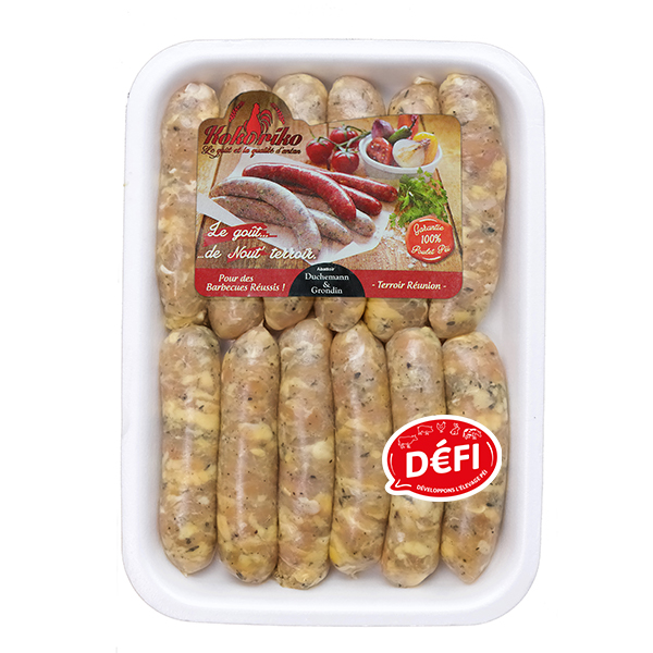 Saucisses S/F de poulet x 12 KO